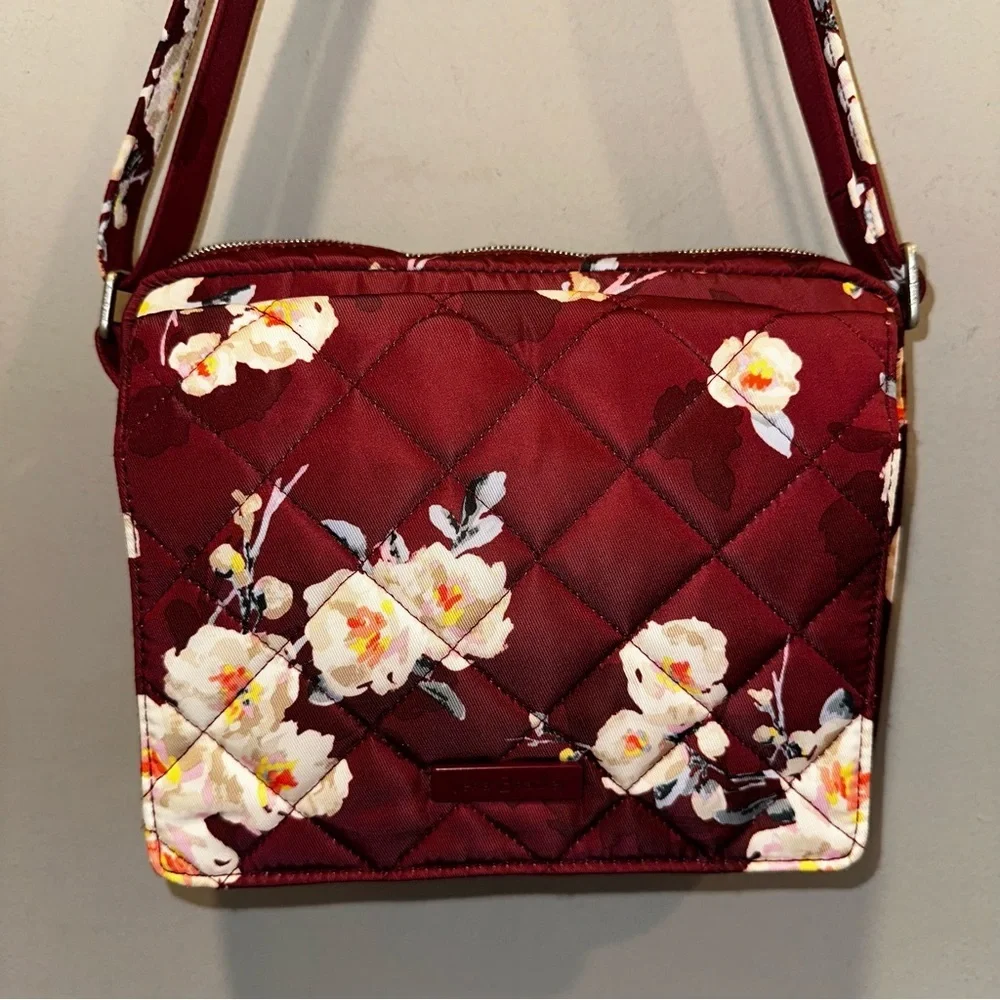 Vera Bradley Blooms & Branches Medium Hipster Crossbody Bag in Performance Twill
